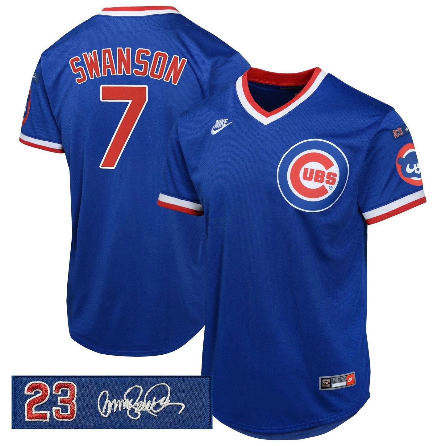 Camisa MLB Men’s Chicago ‘Ryne Sandberg Tribute Patch’ Cooperstown Jersey