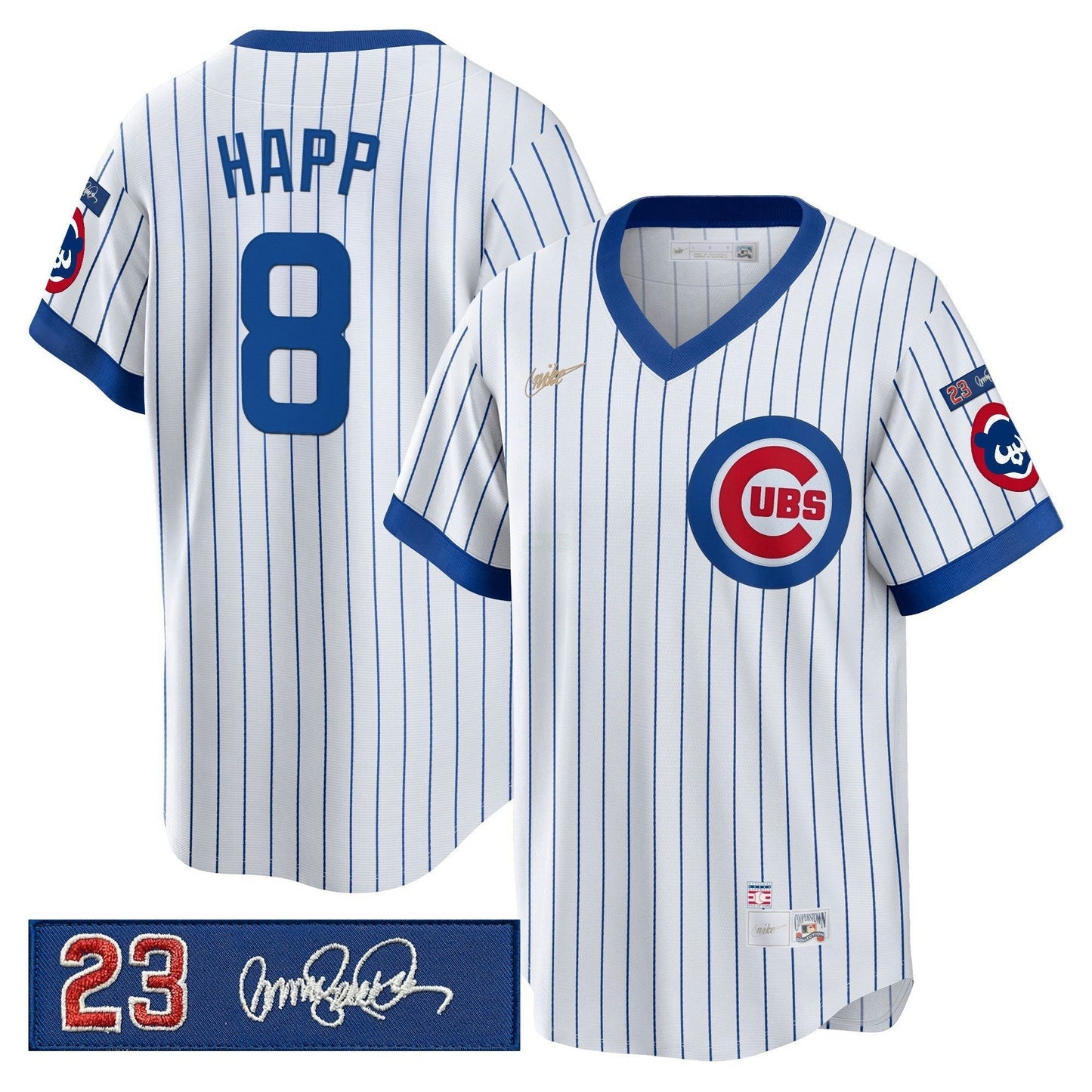 Camisa MLB Men’s Chicago ‘Ryne Sandberg Tribute Patch’ Cooperstown Jersey