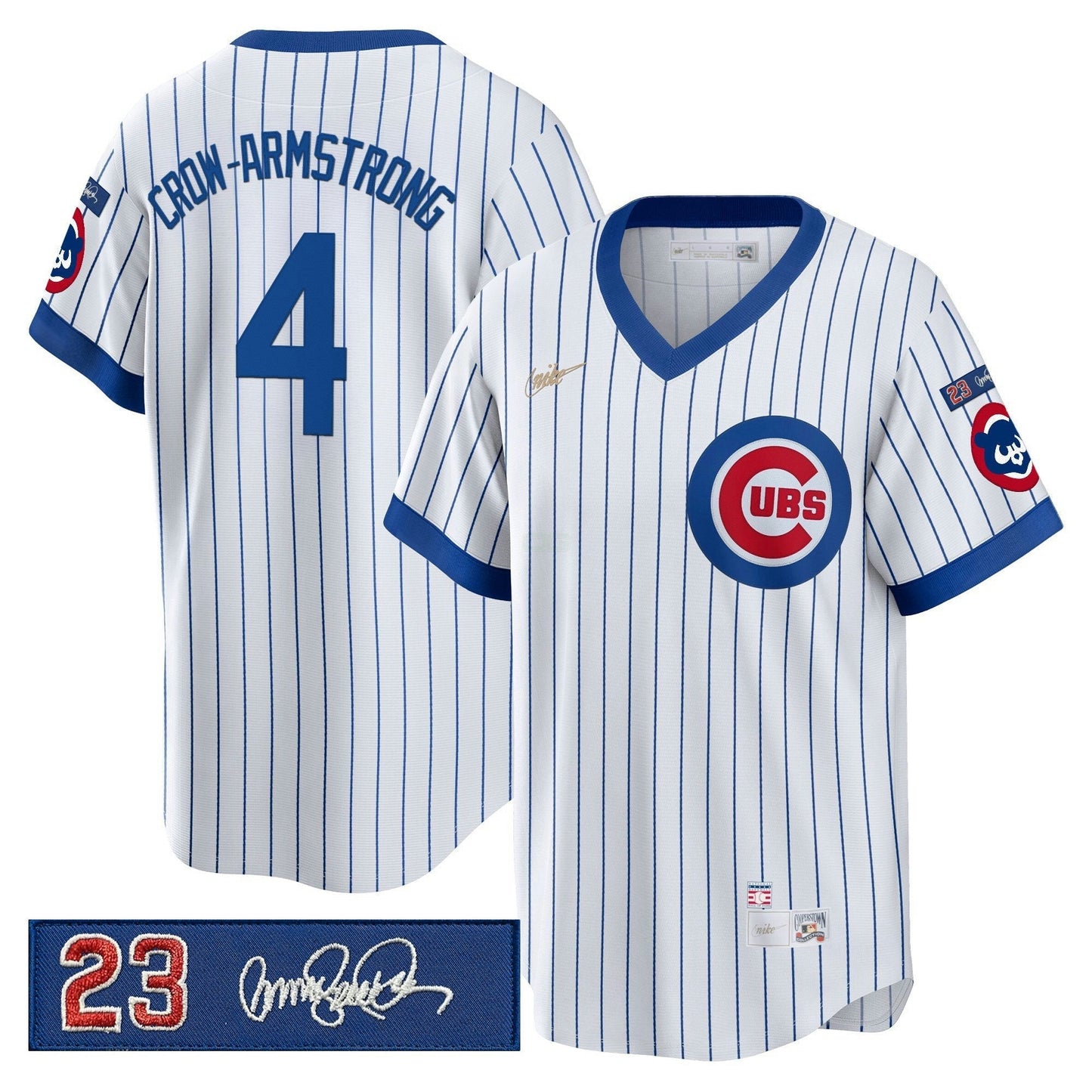 Camisa MLB Men’s Chicago ‘Ryne Sandberg Tribute Patch’ Cooperstown Jersey