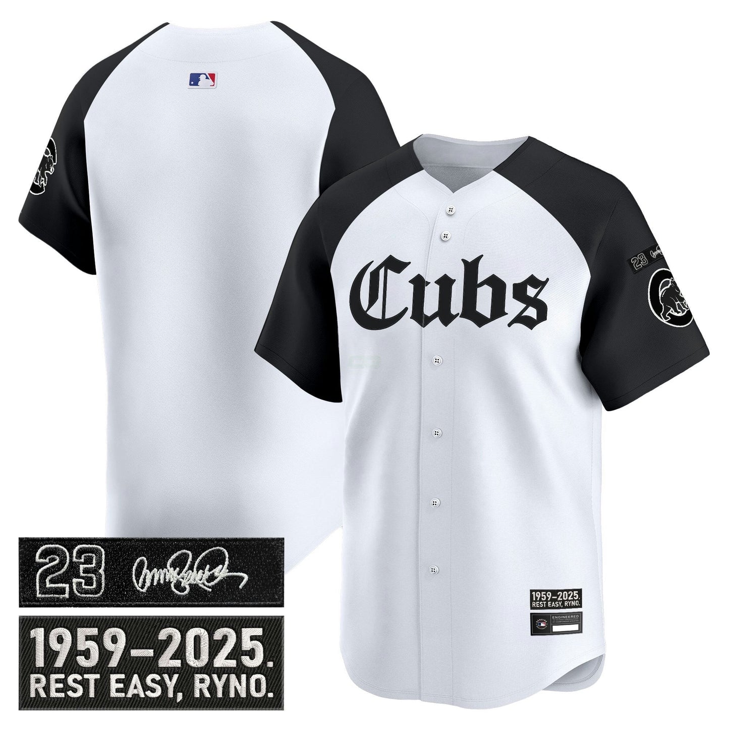 Camisa MLB Men’s Chicago ‘Ryne Sandberg Tribute’ Vapor Premier Limited Jersey – Gothic Edition