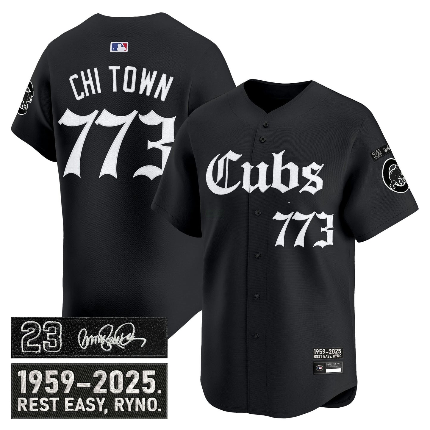 Camisa MLB Men’s Chicago ‘Ryne Sandberg Tribute’ Vapor Premier Limited Jersey – Gothic Edition