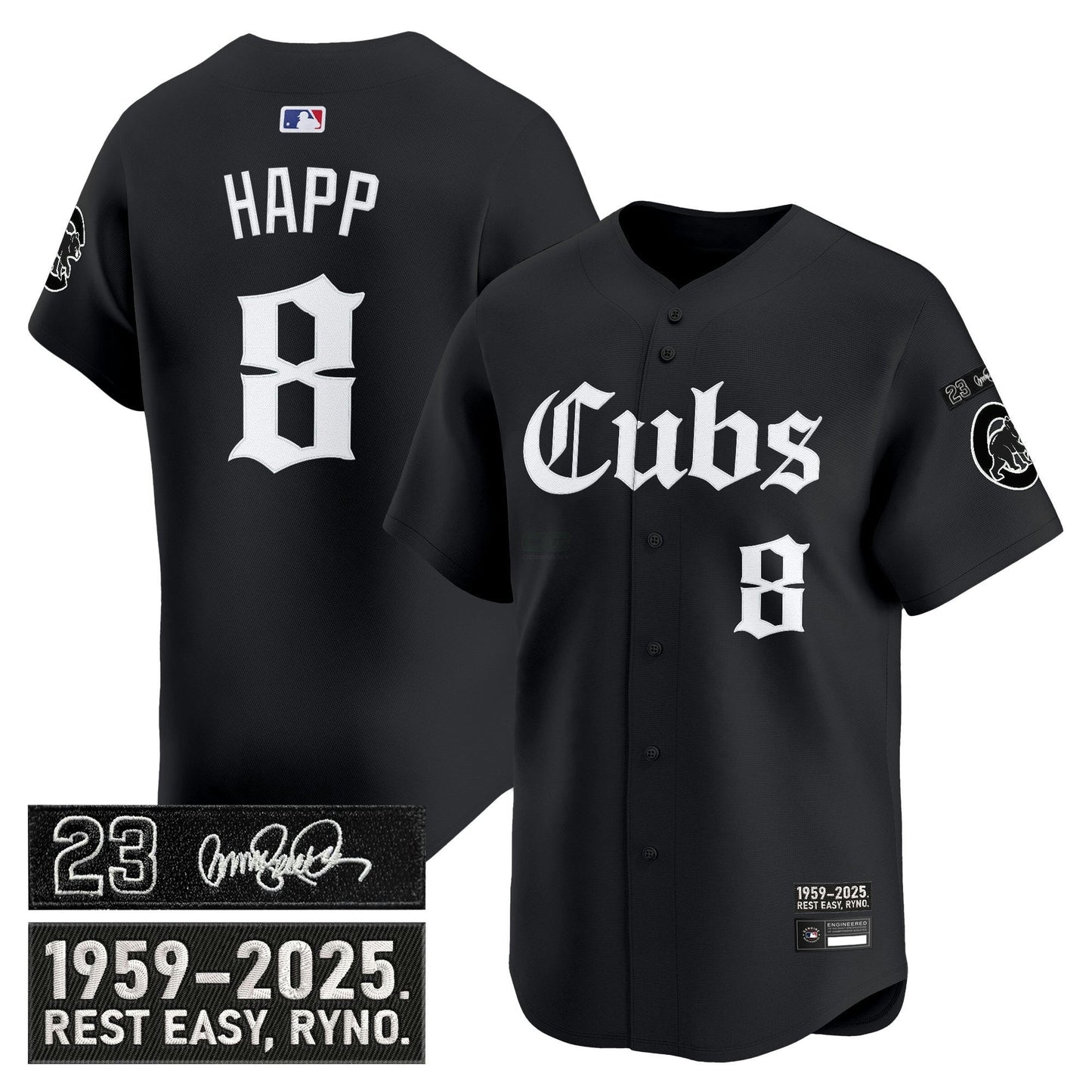 Camisa MLB Men’s Chicago ‘Ryne Sandberg Tribute’ Vapor Premier Limited Jersey – Gothic Edition