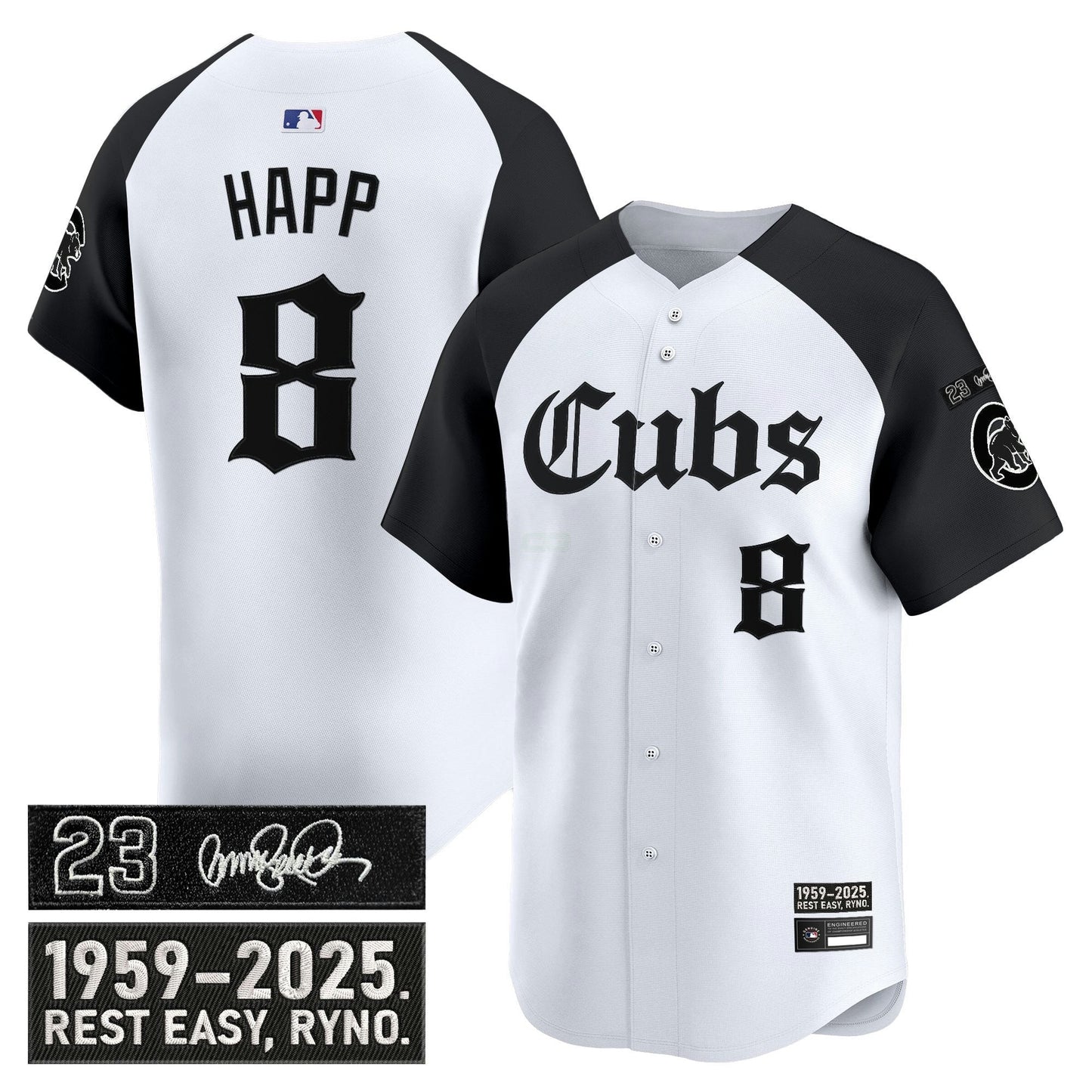 Camisa MLB Men’s Chicago ‘Ryne Sandberg Tribute’ Vapor Premier Limited Jersey – Gothic Edition