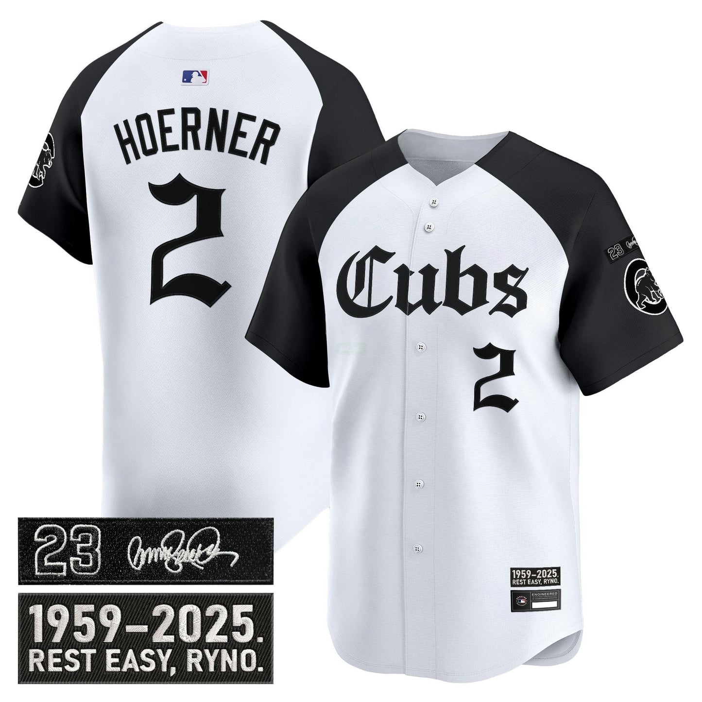 Camisa MLB Men’s Chicago ‘Ryne Sandberg Tribute’ Vapor Premier Limited Jersey – Gothic Edition