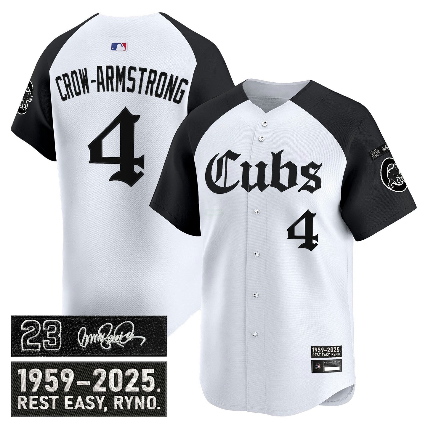 Camisa MLB Men’s Chicago ‘Ryne Sandberg Tribute’ Vapor Premier Limited Jersey – Gothic Edition