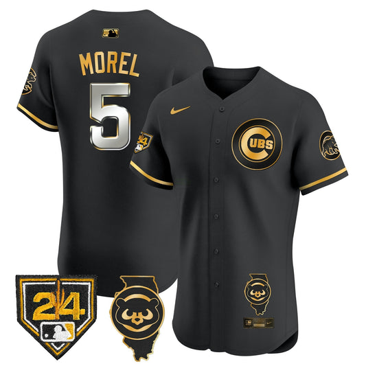 Camisa MLB Men’s Chicago Spring Training & Illinois Patch Vapor Premier Elite Jersey