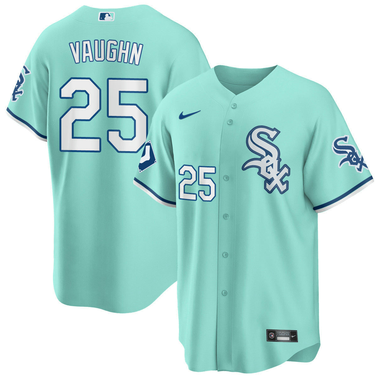 Camisa MLB Men’s Chicago Teal Collection Jersey
