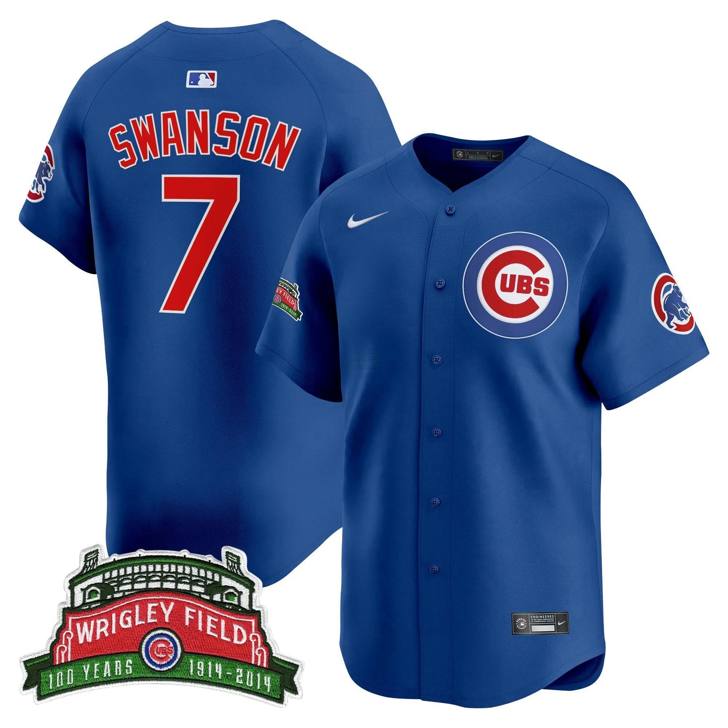 Camisa MLB Men’s Chicago Wrigley Field Style Vapor Premier Limited Jersey