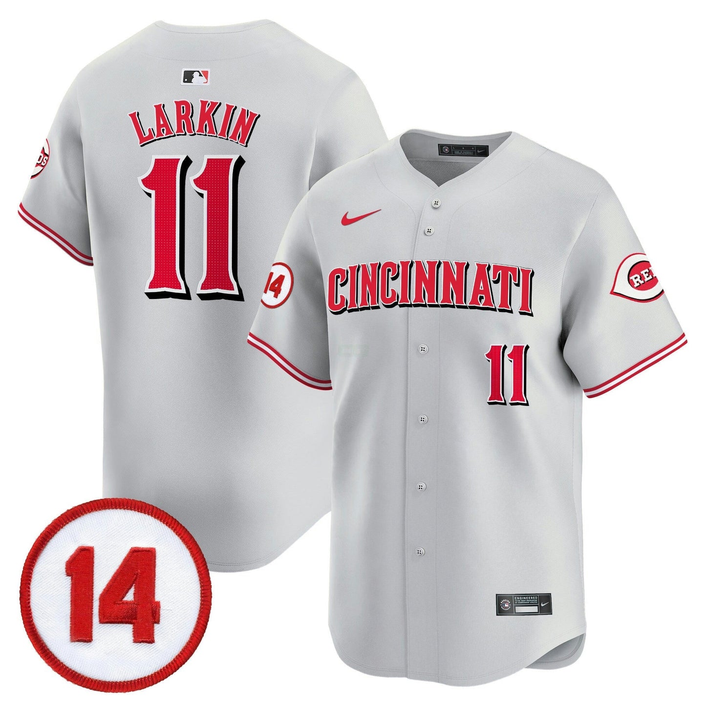 Camisa MLB Men’s Cincinnati Pete Rose Patch Vapor Premier Limited Jersey
