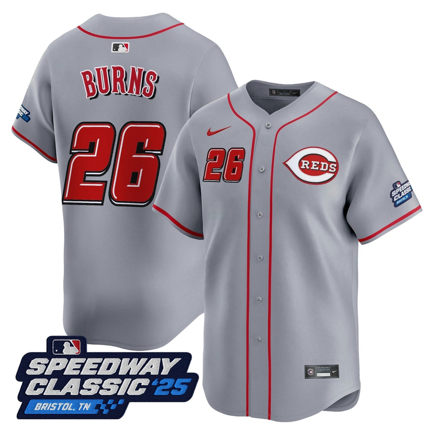 Camisa MLB Men’s Cincinnati ‘Speedway Classic’ Vapor Premier Limited Jersey