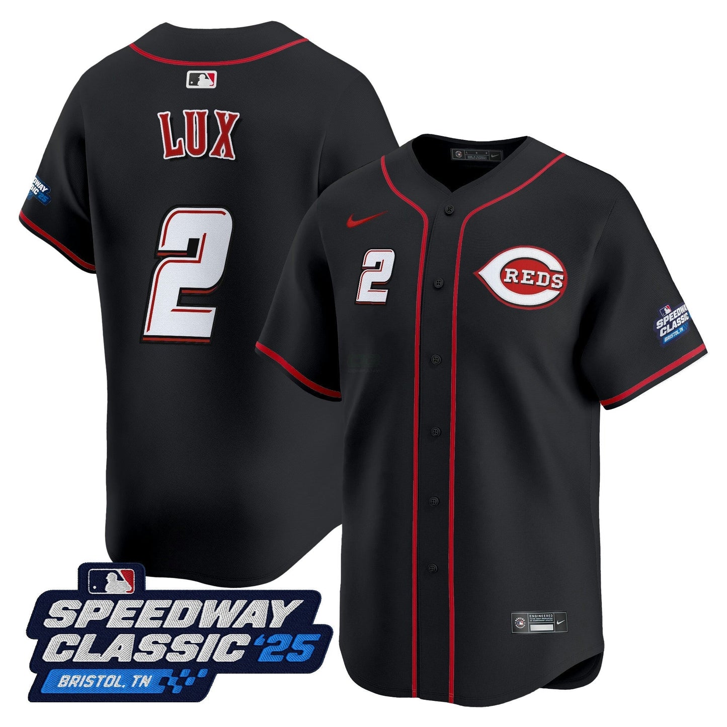 Camisa MLB Men’s Cincinnati ‘Speedway Classic’ Vapor Premier Limited Jersey