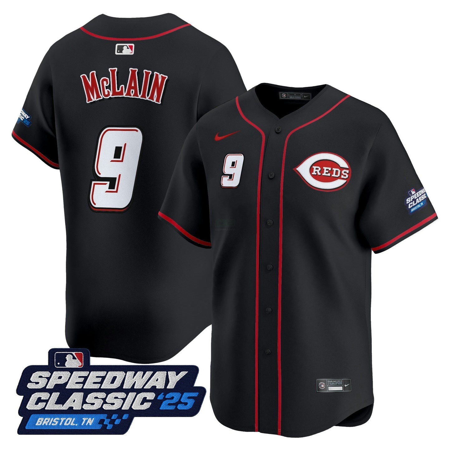 Camisa MLB Men’s Cincinnati ‘Speedway Classic’ Vapor Premier Limited Jersey