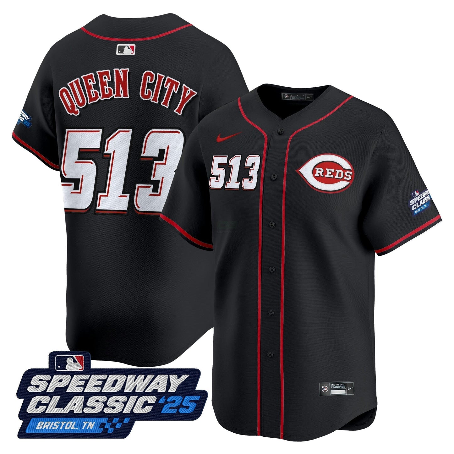 Camisa MLB Men’s Cincinnati ‘Speedway Classic’ Vapor Premier Limited Jersey