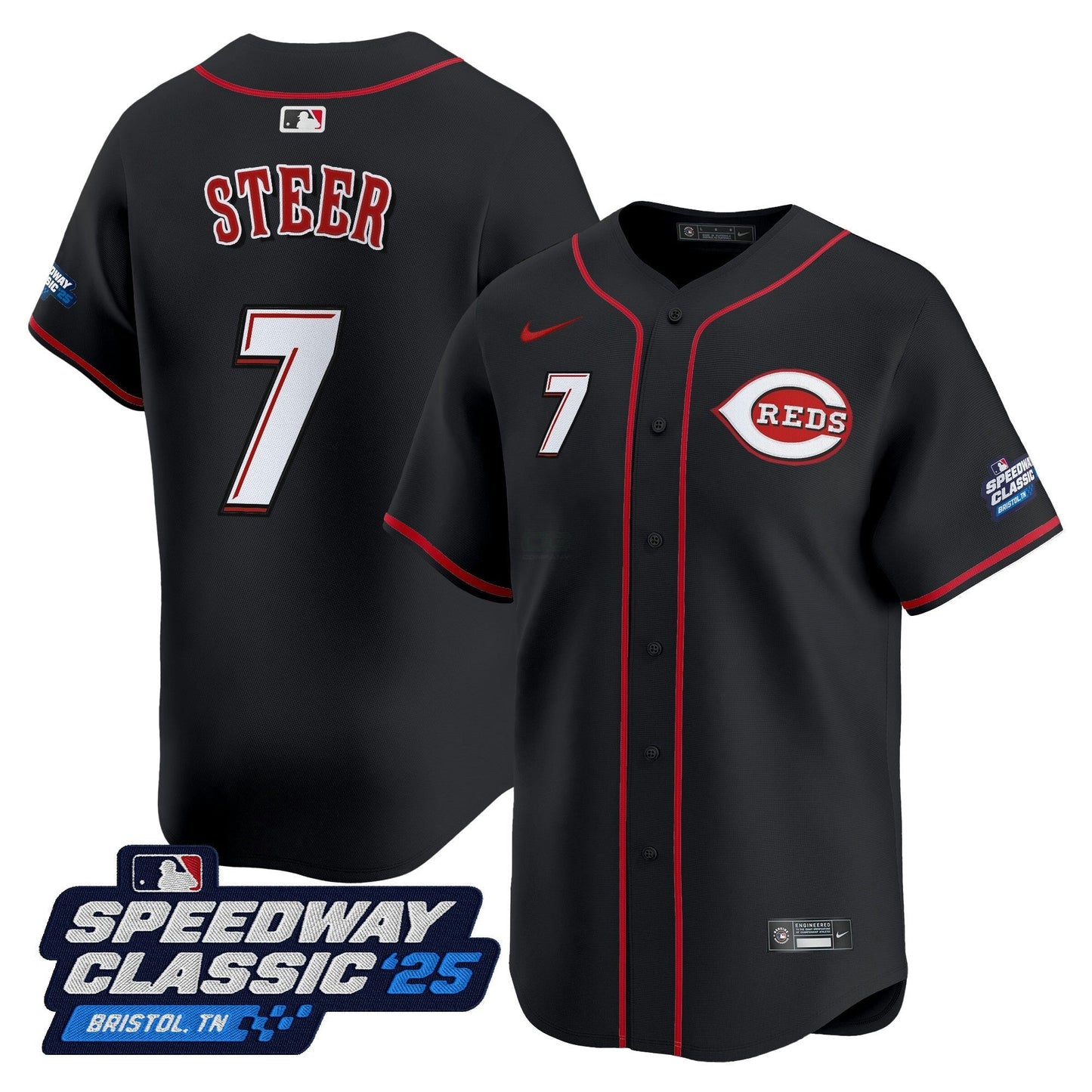 Camisa MLB Men’s Cincinnati ‘Speedway Classic’ Vapor Premier Limited Jersey
