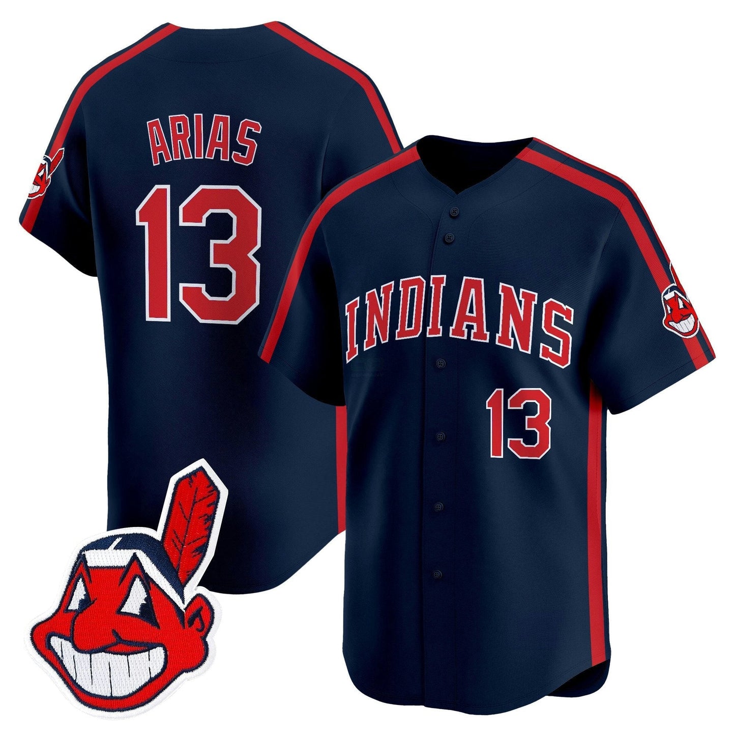 Camisa MLB Men’s Cleveland Indians Ricky ‘Wild Thing’ Vaughn Vapor Premier Limited Jersey