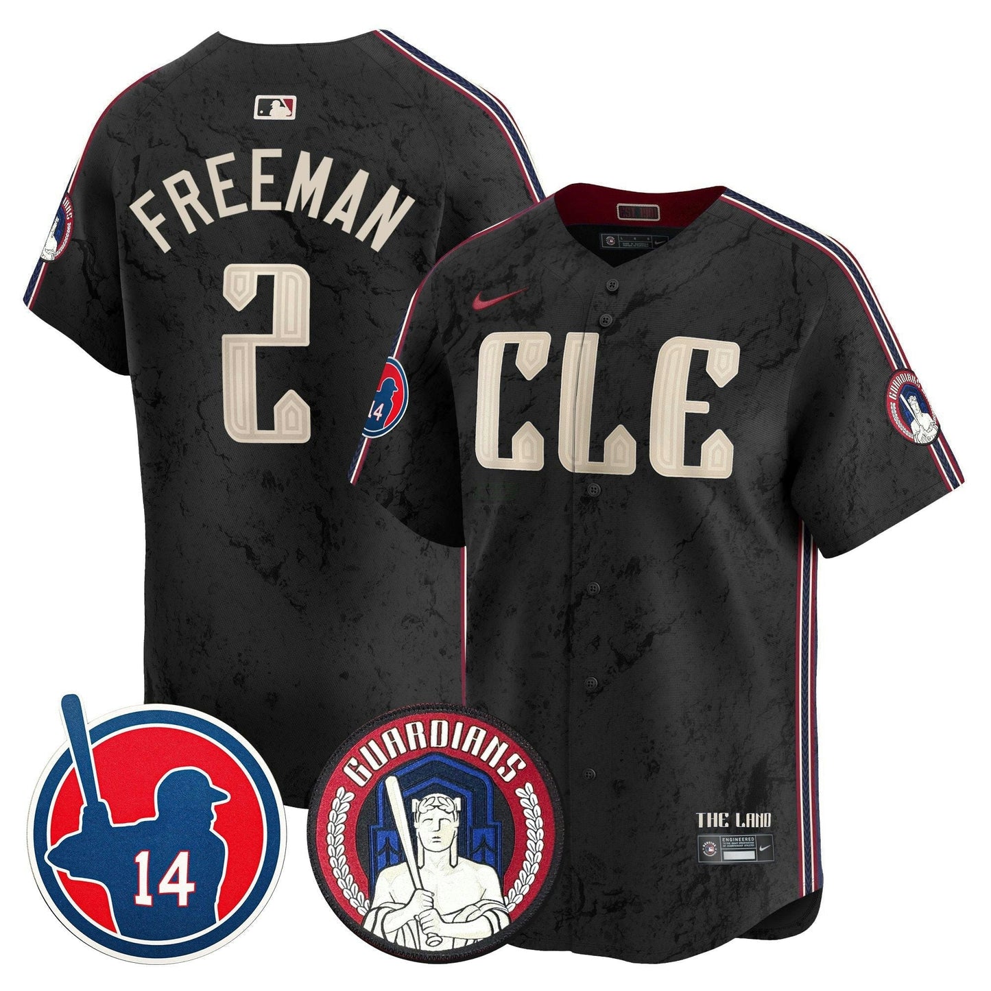 Camisa MLB Men’s Cleveland Larry Doby Patch City Connect Vapor Premier Limited Jersey