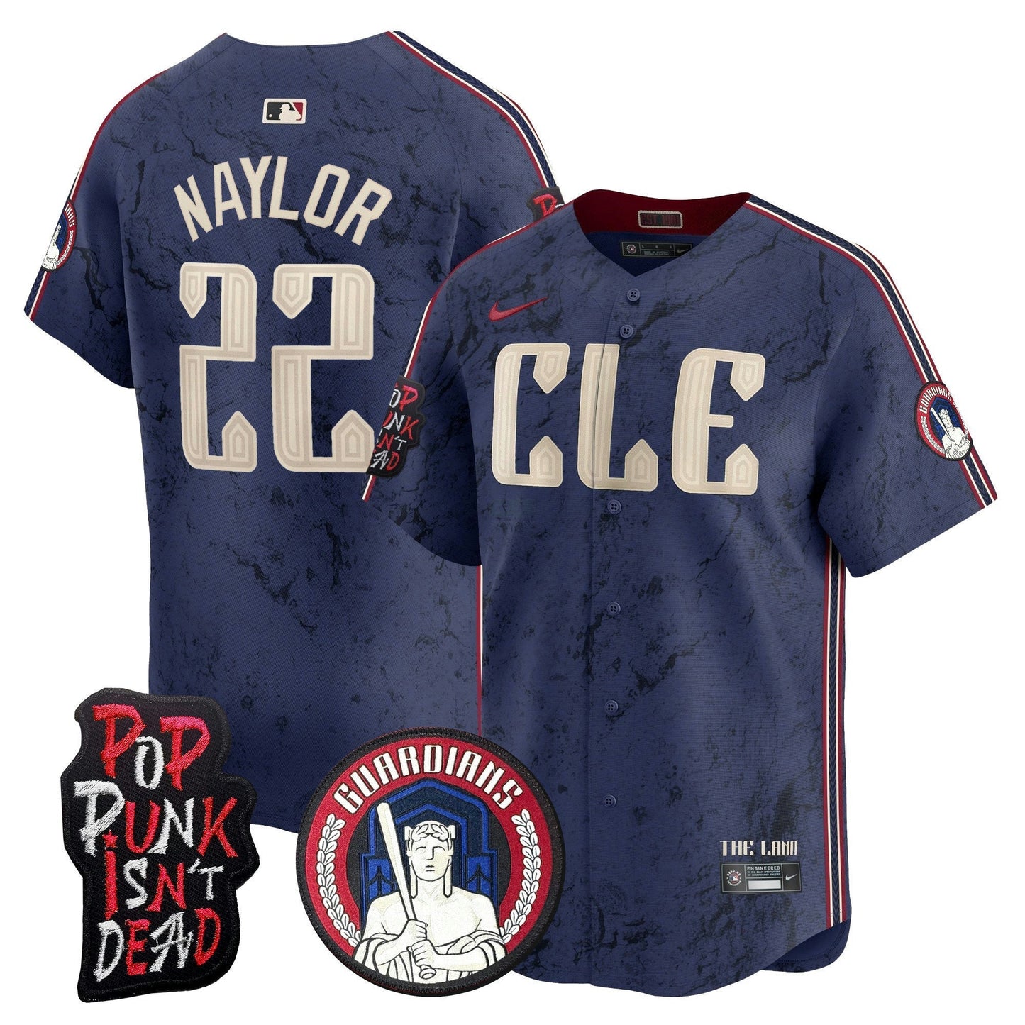 Camisa MLB Men’s Cleveland MGK Patch Vapor Premier Limited Jersey