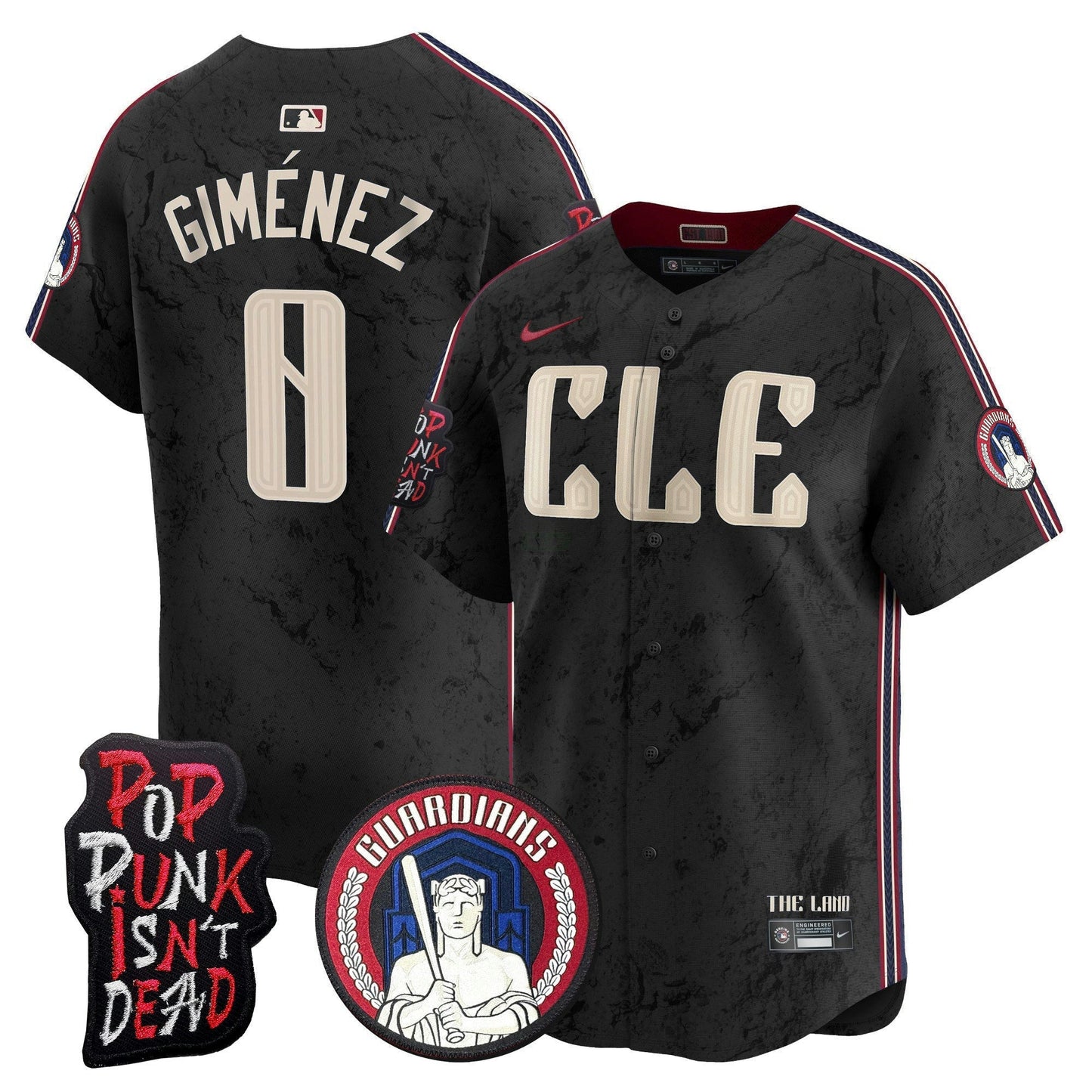 Camisa MLB Men’s Cleveland MGK Patch Vapor Premier Limited Jersey