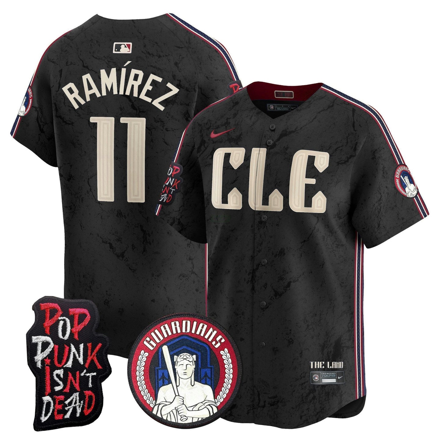 Camisa MLB Men’s Cleveland MGK Patch Vapor Premier Limited Jersey