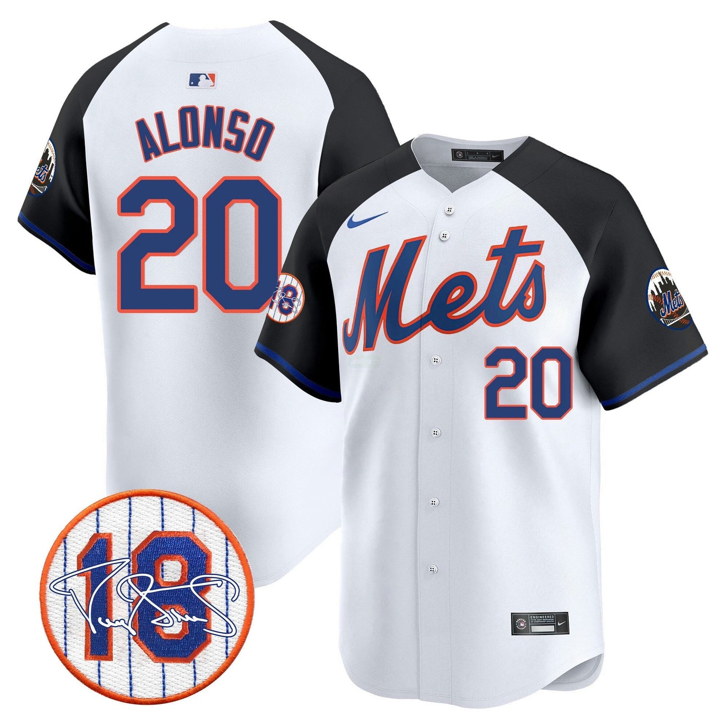 Camisa MLB Men’s Darryl Strawberry Patch Vapor Premier Limited Jersey
