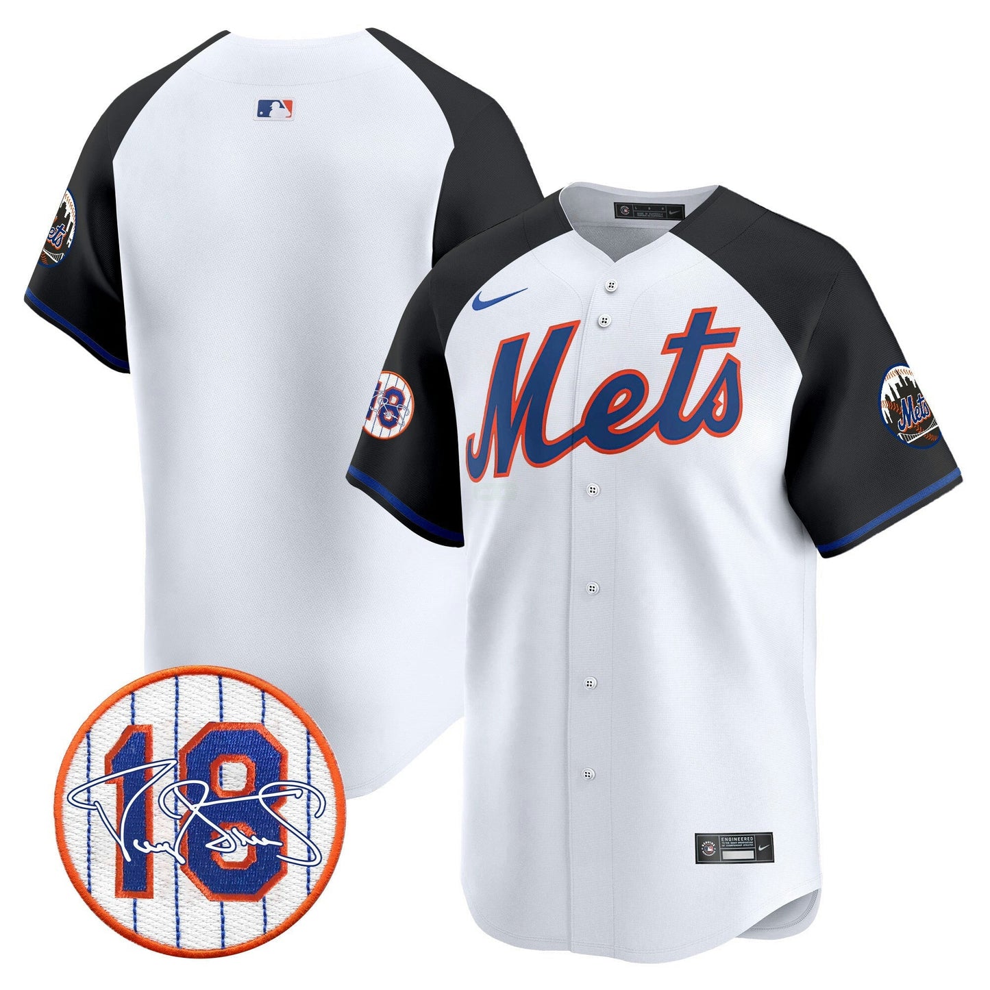 Camisa MLB Men’s Darryl Strawberry Patch Vapor Premier Limited Jersey