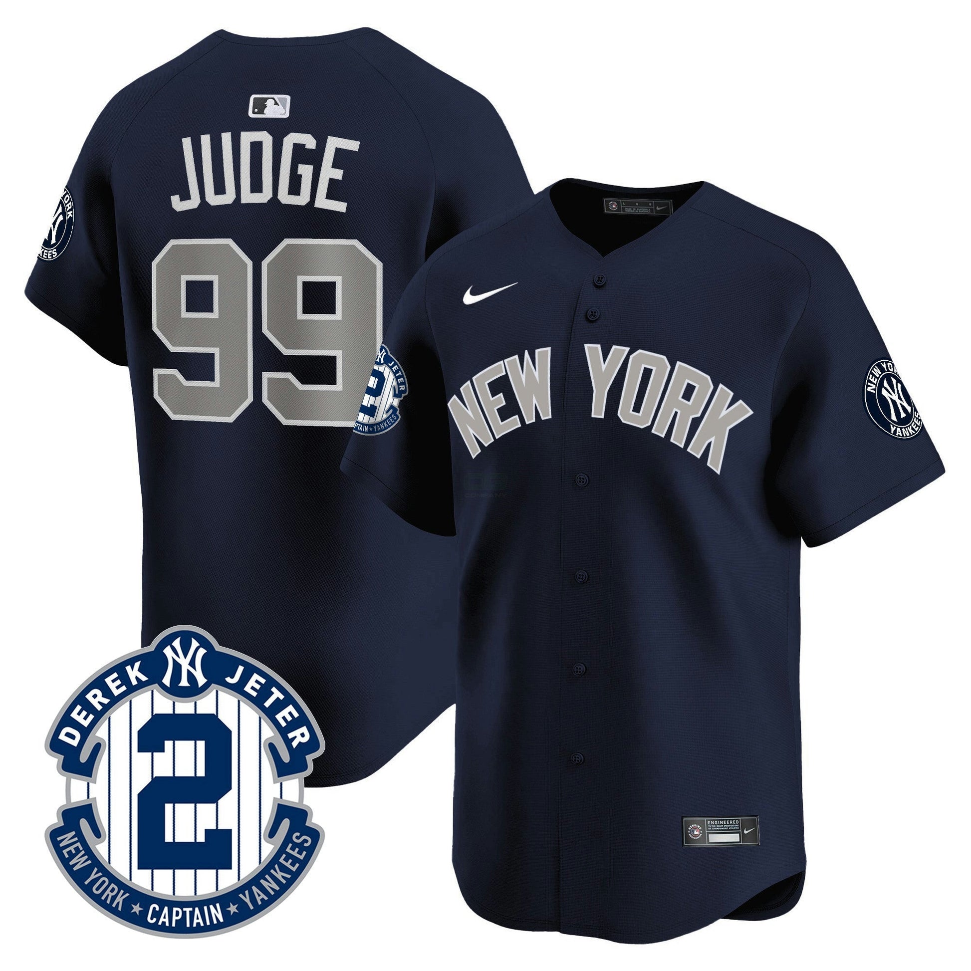 Camisa MLB Men’s Derek Jeter Patch Vapor Premier Limited Jersey