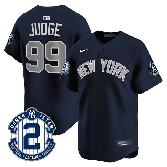 Camisa MLB Men’s Derek Jeter Patch Vapor Premier Limited Jersey
