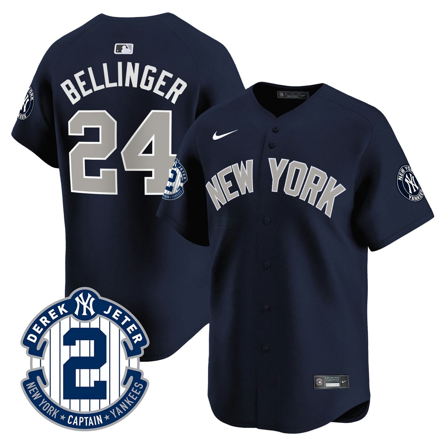 Camisa MLB Men’s Derek Jeter Patch Vapor Premier Limited Jersey