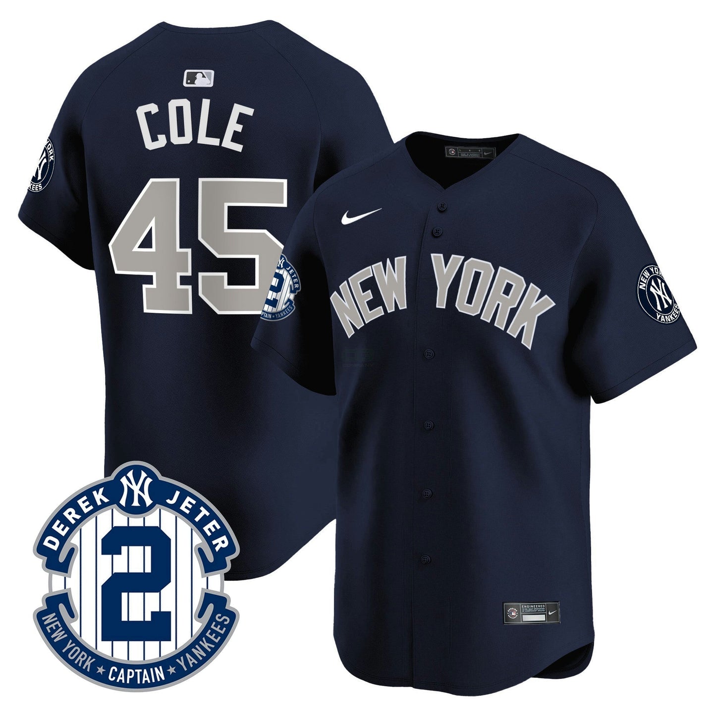 Camisa MLB Men’s Derek Jeter Patch Vapor Premier Limited Jersey