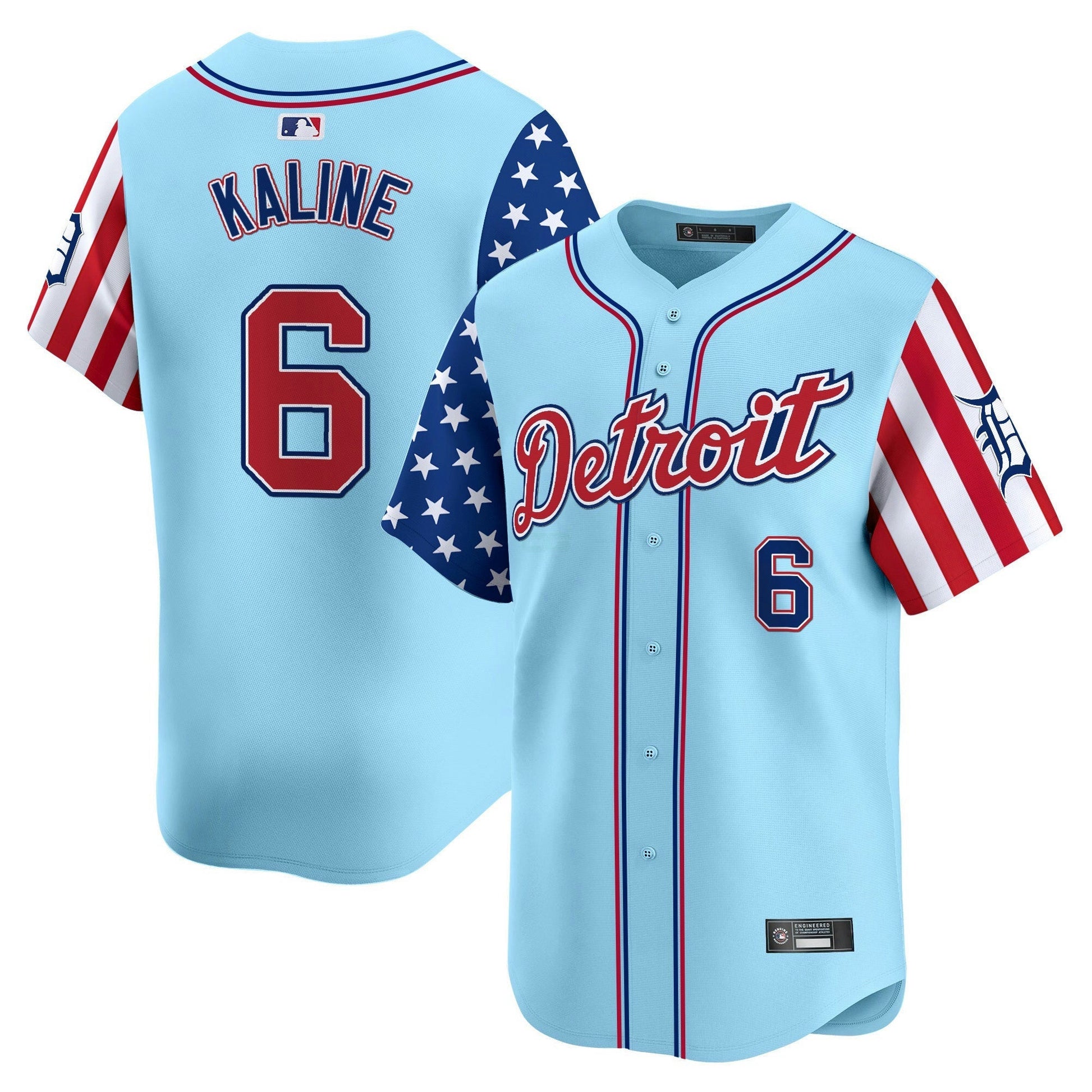Camisa MLB Men’s Detroit 2025 Independence Day Vapor Premier Limited Jersey