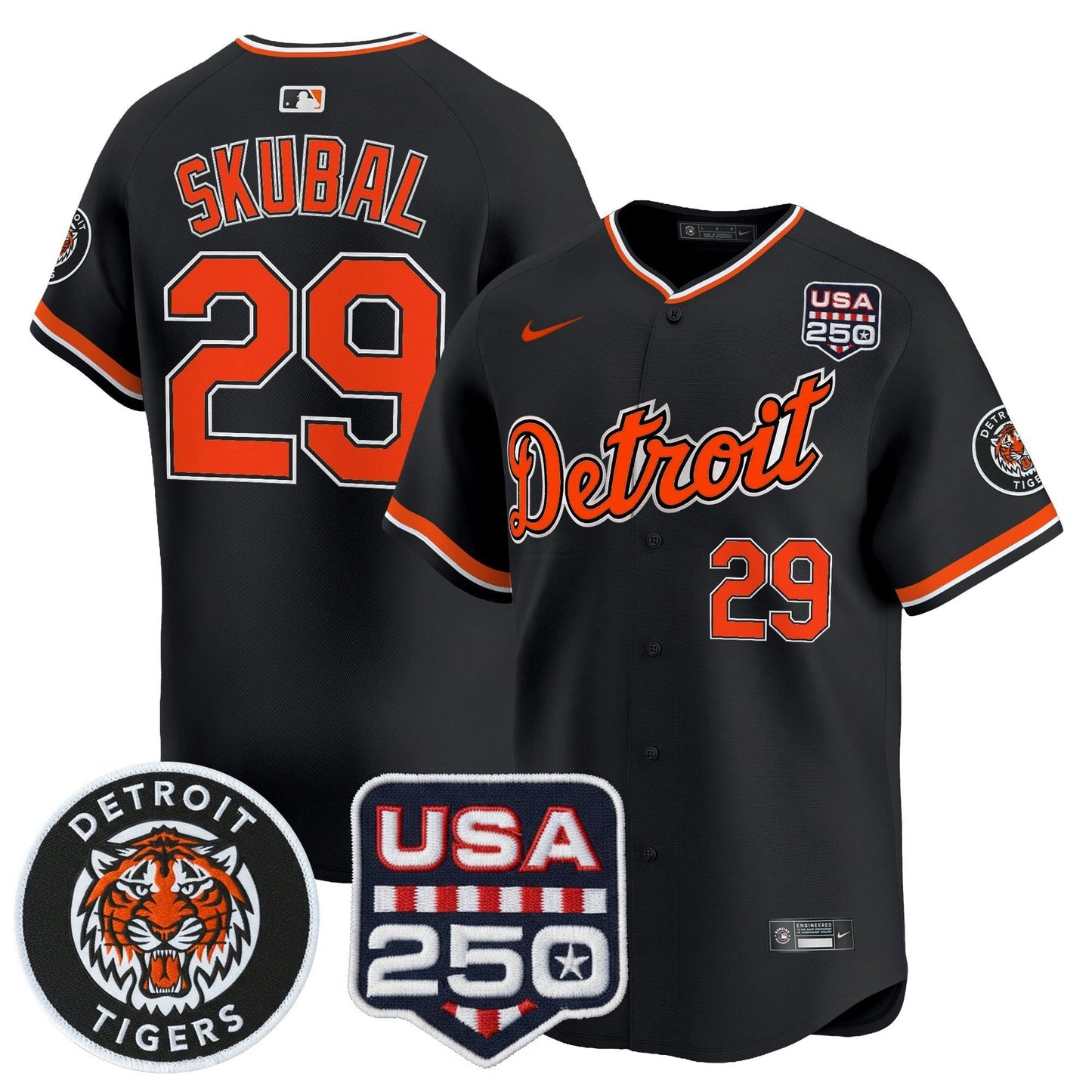 Camisa MLB Men’s Detroit 2026 Alternativa Vapor Premier Limited Jersey – 250America Patch