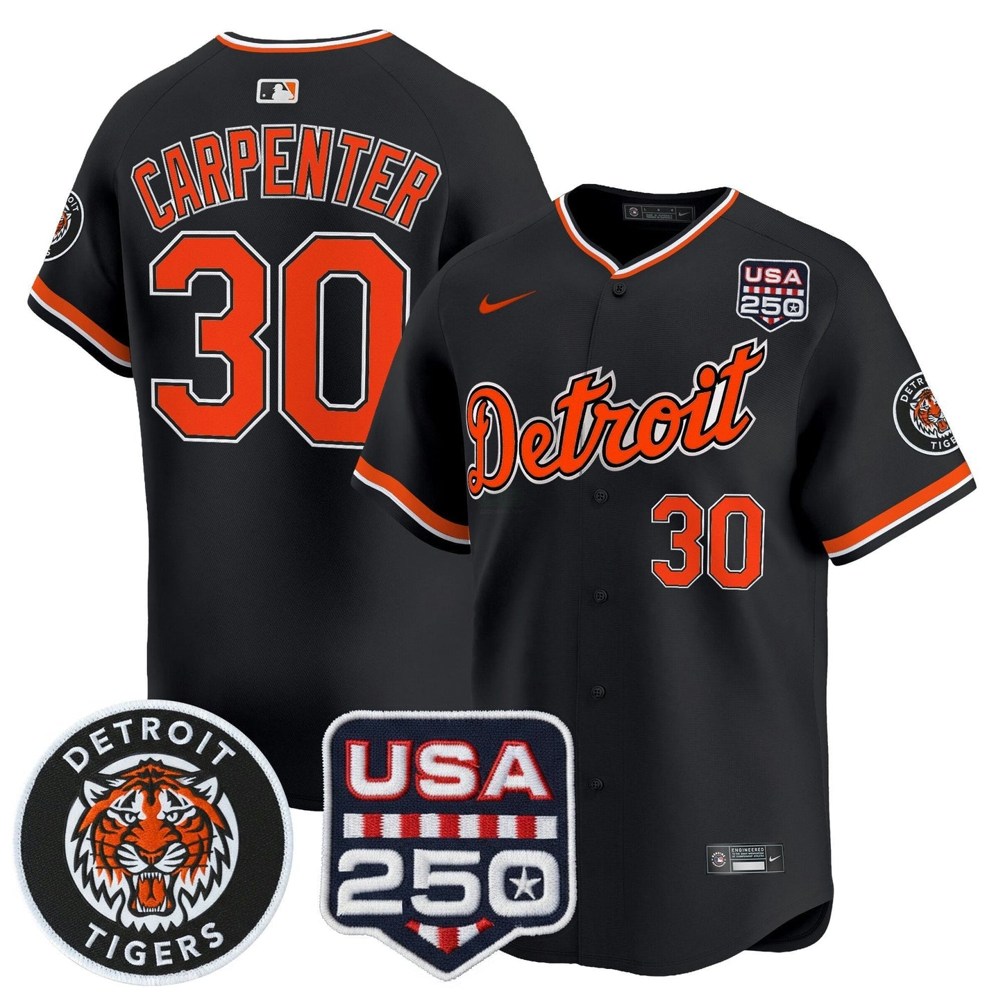 Camisa MLB Men’s Detroit 2026 Alternativa Vapor Premier Limited Jersey – 250America Patch