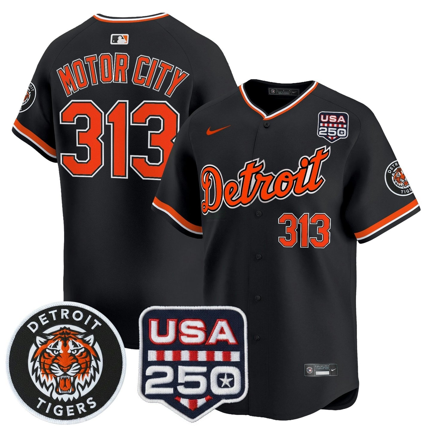 Camisa MLB Men’s Detroit 2026 Alternativa Vapor Premier Limited Jersey – 250America Patch