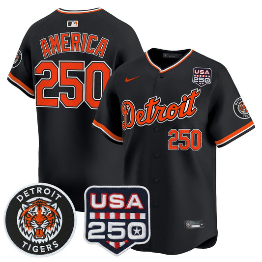Camisa MLB Men’s Detroit 2026 Alternativa Vapor Premier Limited Jersey – 250America Patch