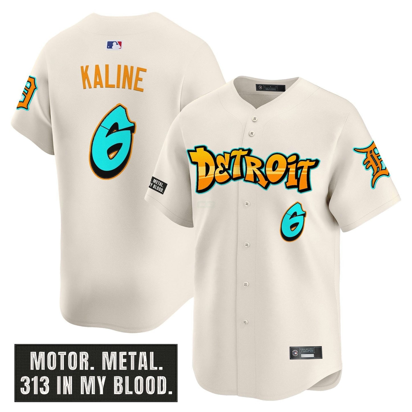 Camisa MLB Men’s Detroit ‘Graffiti Motor City Edition’ Vapor Premier Limited Jersey
