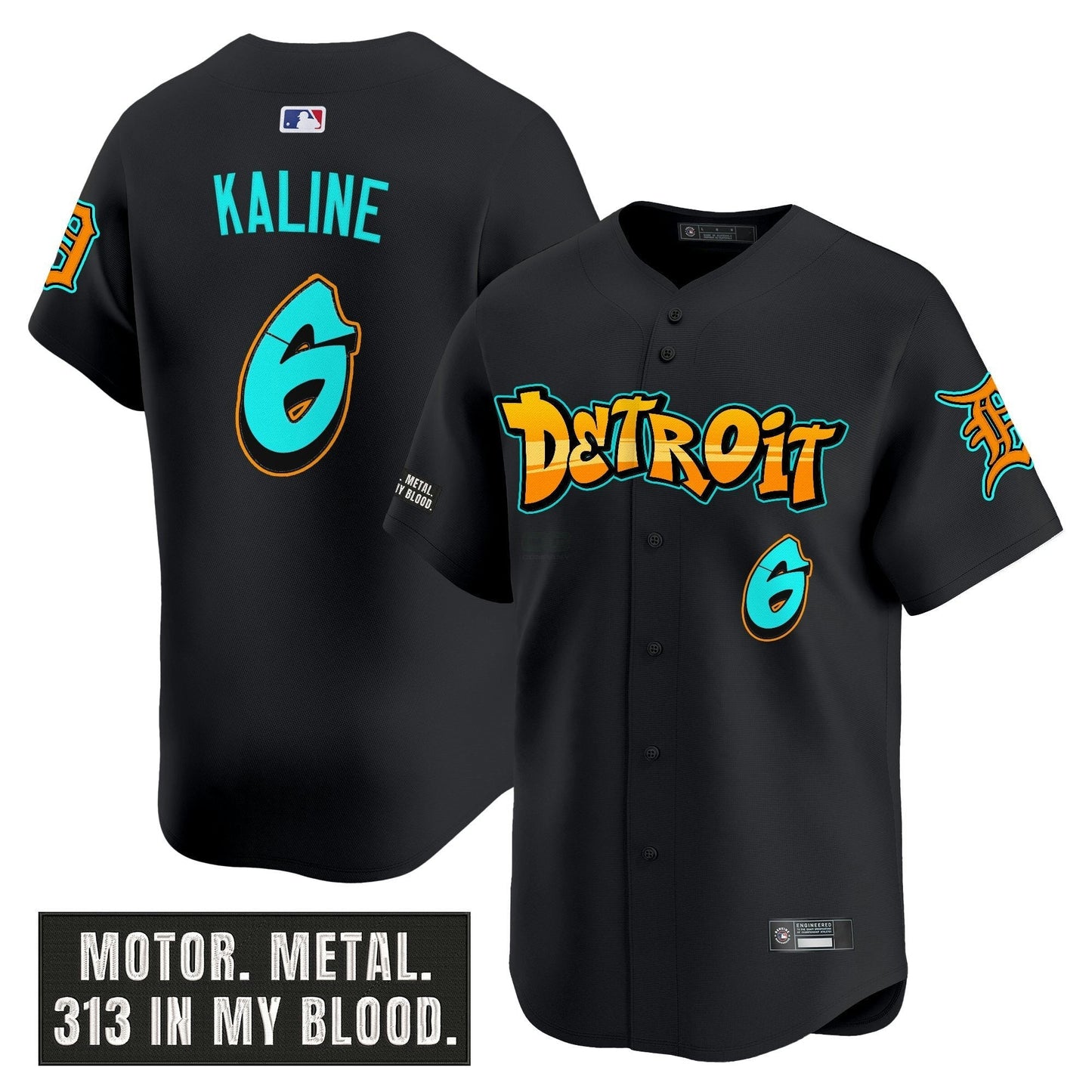 Camisa MLB Men’s Detroit ‘Graffiti Motor City Edition’ Vapor Premier Limited Jersey
