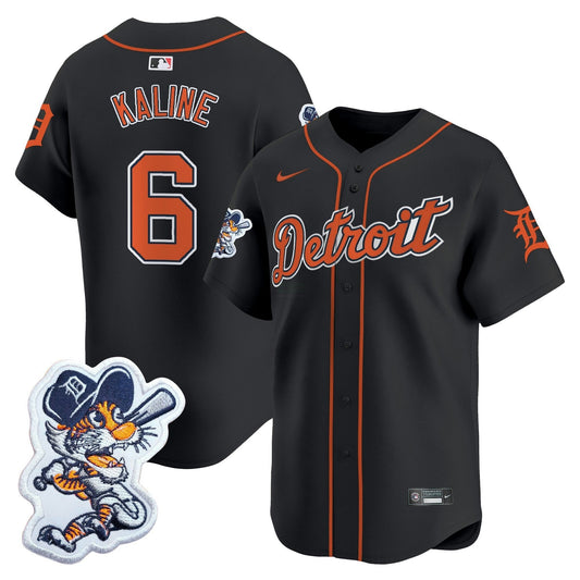 Camisa MLB Men’s Detroit Paws Patch Vapor Premier Limited Jersey