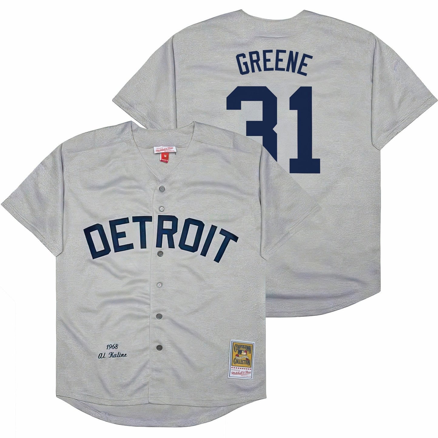 Camisa MLB Men’s Detroit Throwback Jersey – Cooperstown Collection