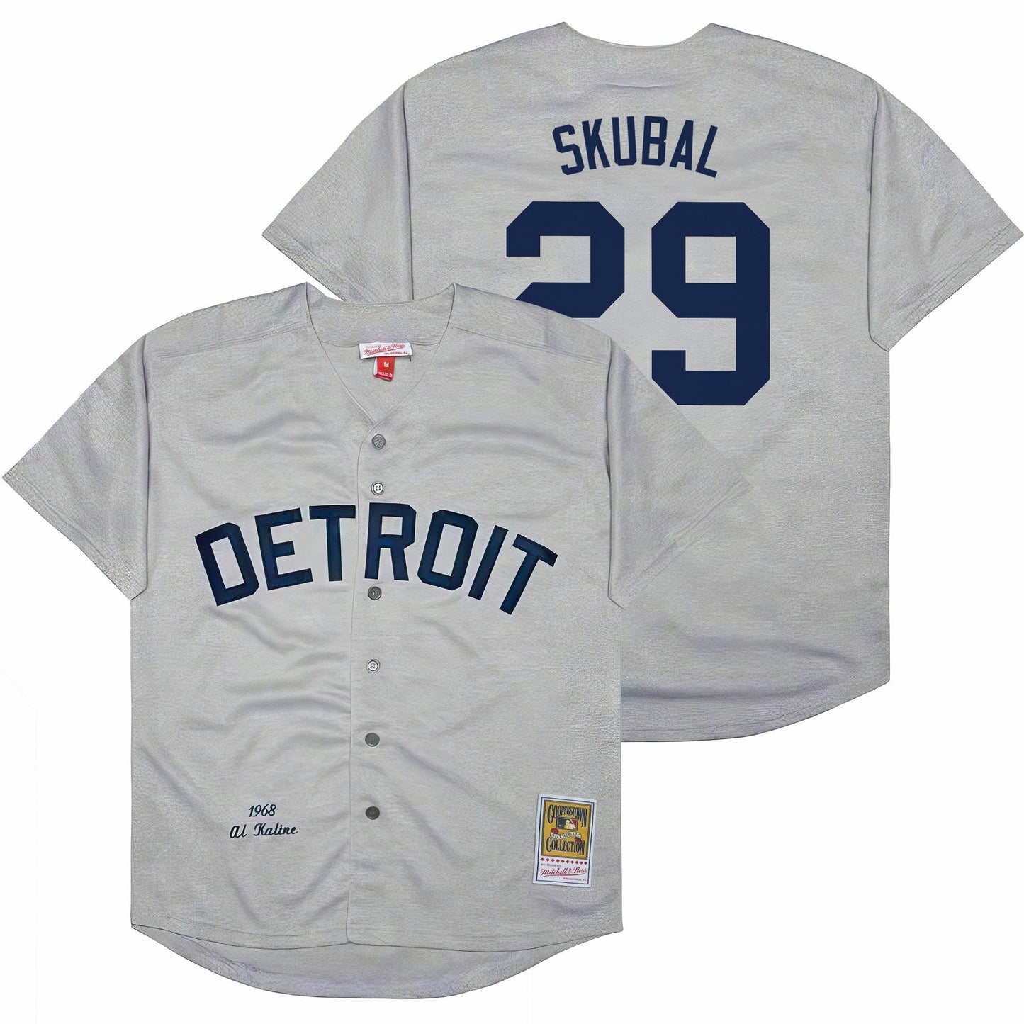 Camisa MLB Men’s Detroit Throwback Jersey – Cooperstown Collection