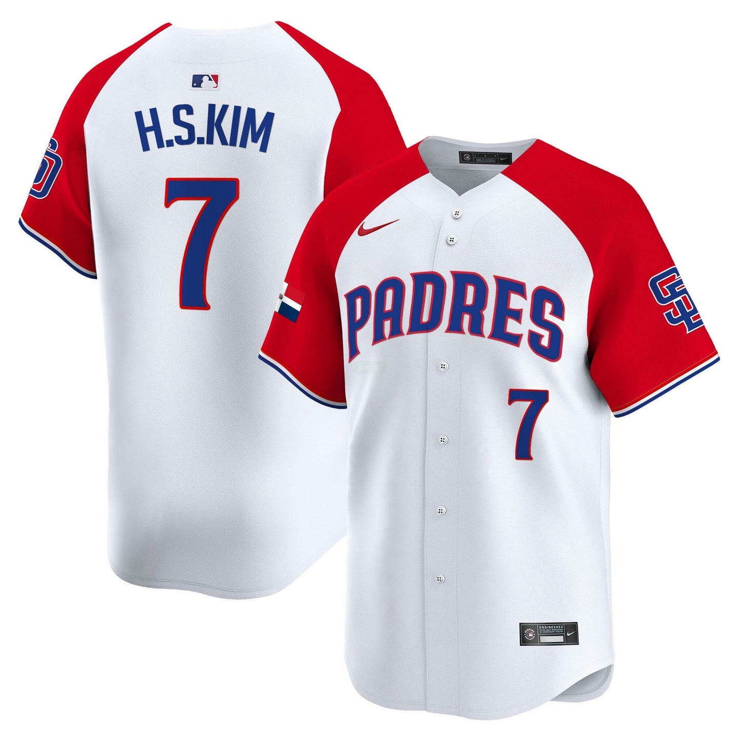 Camisa MLB Men’s Dominican Republic Vapor Premier Limited Jersey