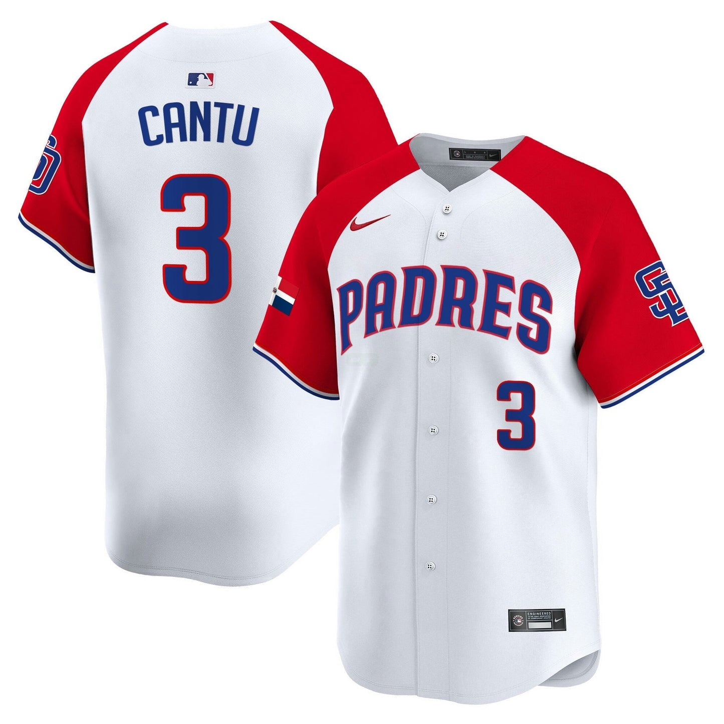 Camisa MLB Men’s Dominican Republic Vapor Premier Limited Jersey