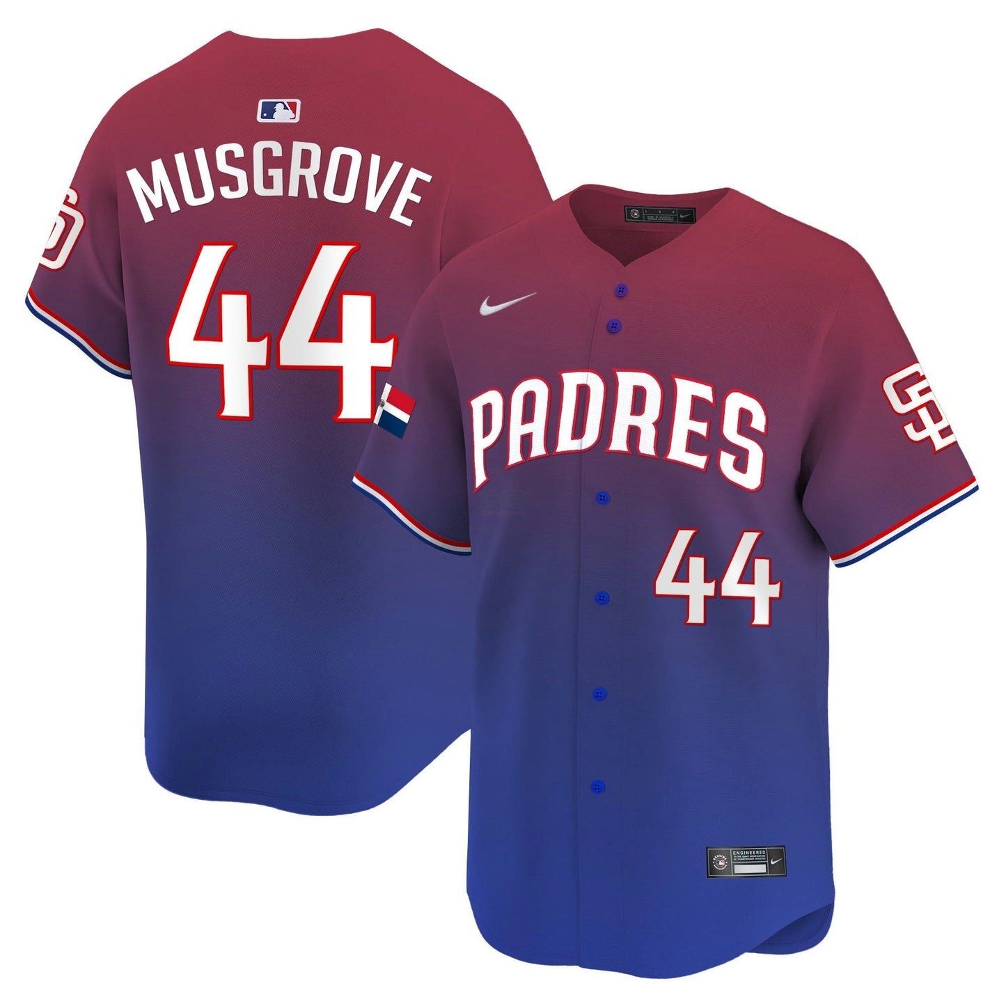 Camisa MLB Men’s Dominican Republic Vapor Premier Limited Jersey