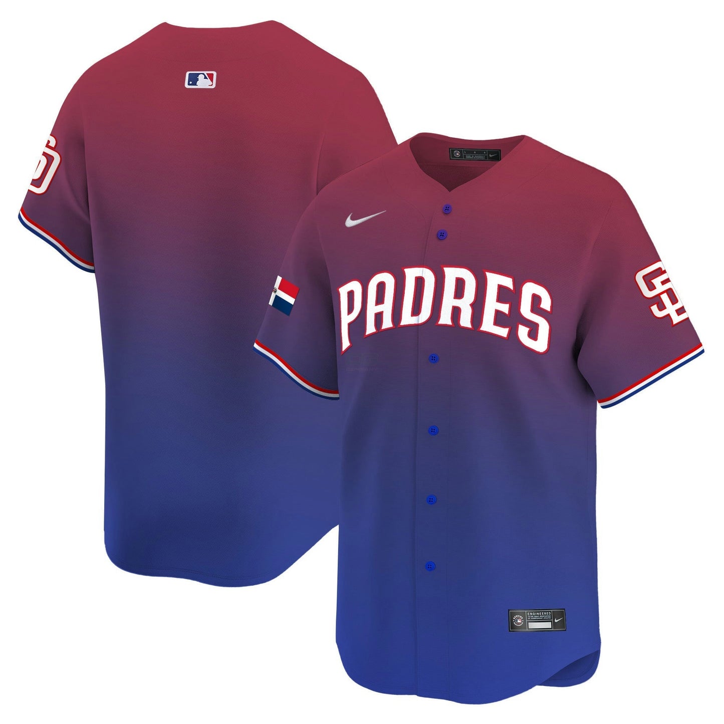 Camisa MLB Men’s Dominican Republic Vapor Premier Limited Jersey