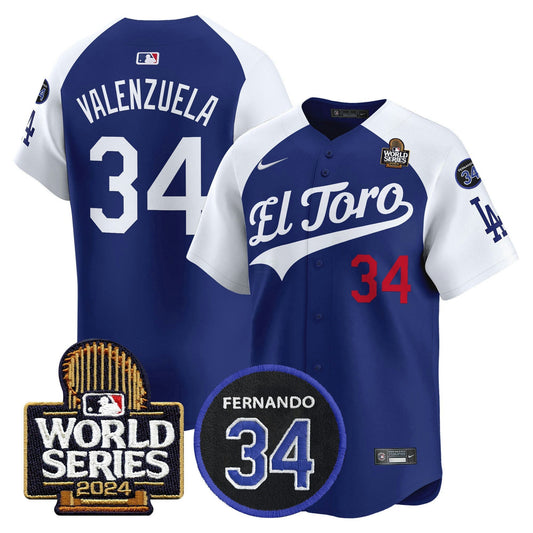Camisa MLB Men’s El Toro 2024 World Series Patch Vapor Premier Limited Jersey