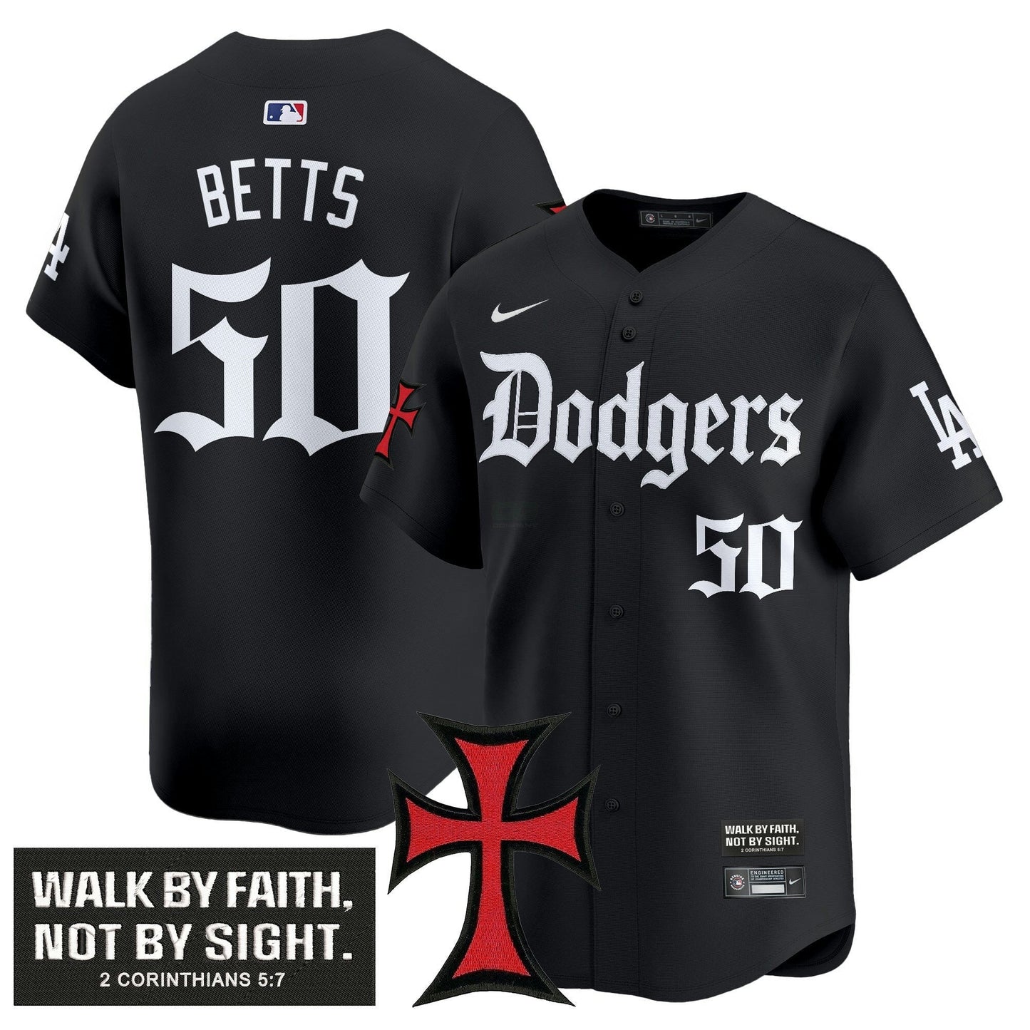 Camisa MLB Men’s ‘Faith & Glory Edition’ Vapor Premier Limited Jersey