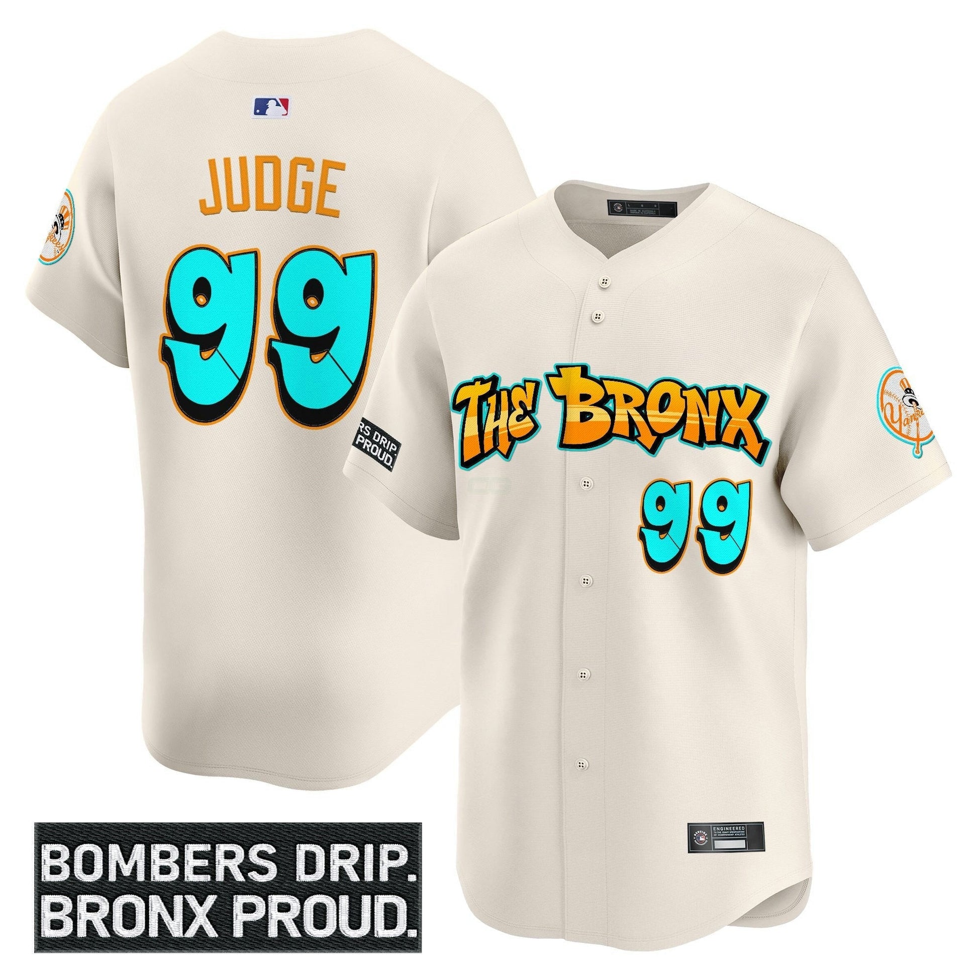 Camisa MLB Men’s ‘Graffiti Bronx Bombers Edition’ Vapor Premier Limited Jersey