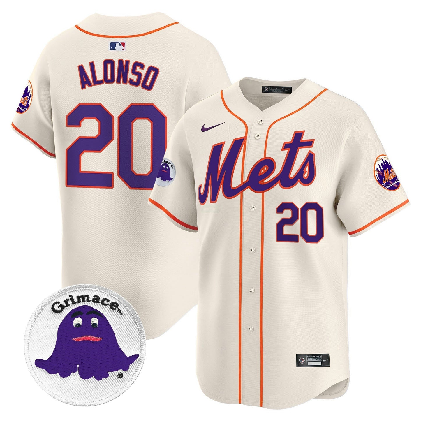 Camisa MLB Men’s Grimace Vapor Premier Limited Jersey