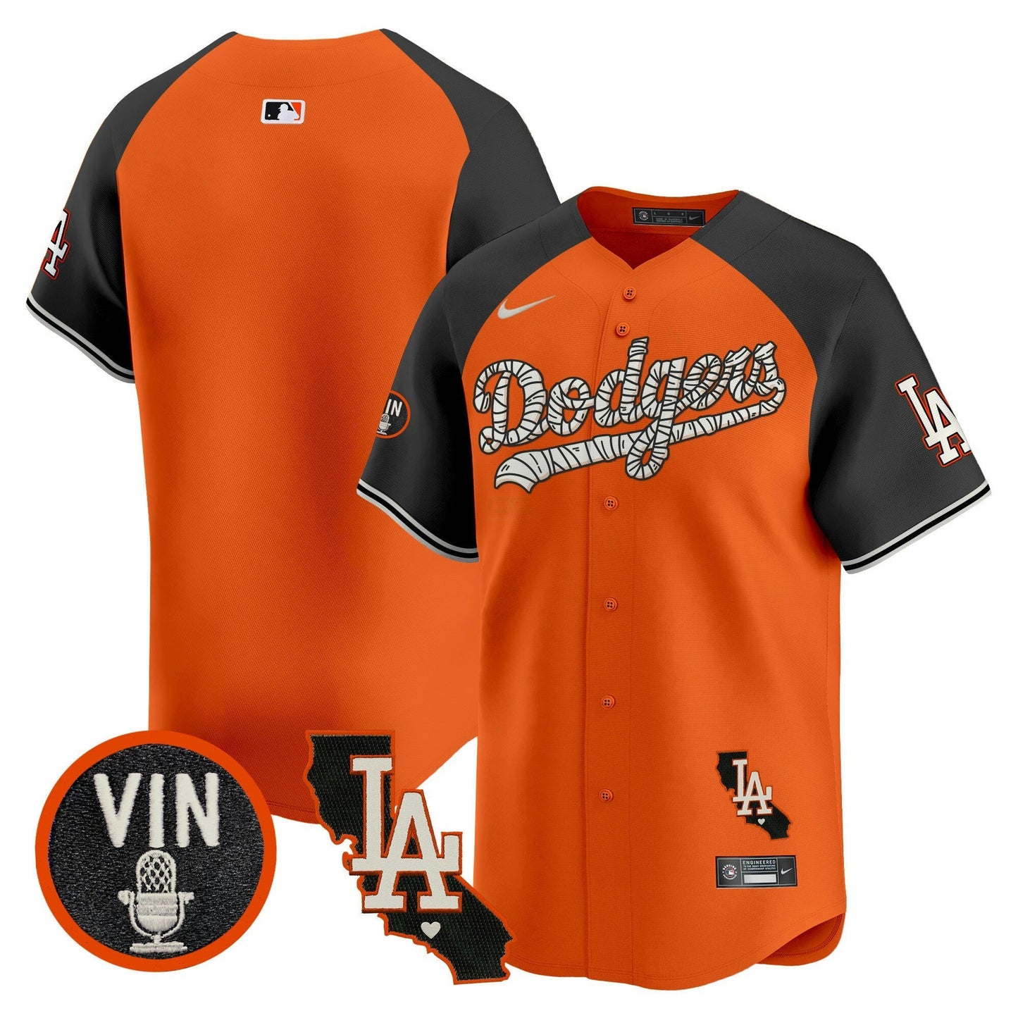 Camisa MLB Los Angeles Dodgers Men’s Halloween Vapor Premier Limited Jersey