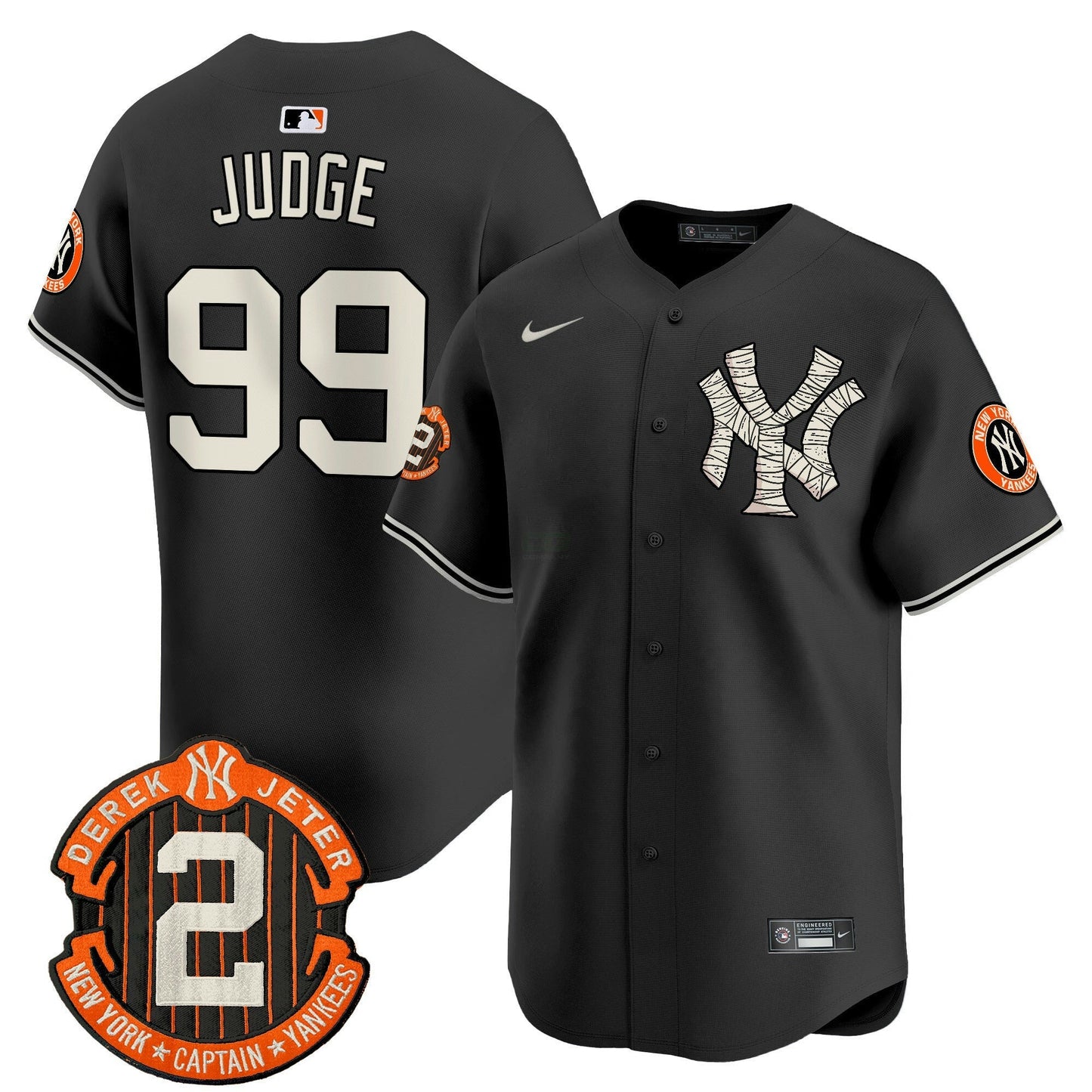 Camisa MLB New York Yankees Men’s Halloween Vapor Premier Limited Jersey