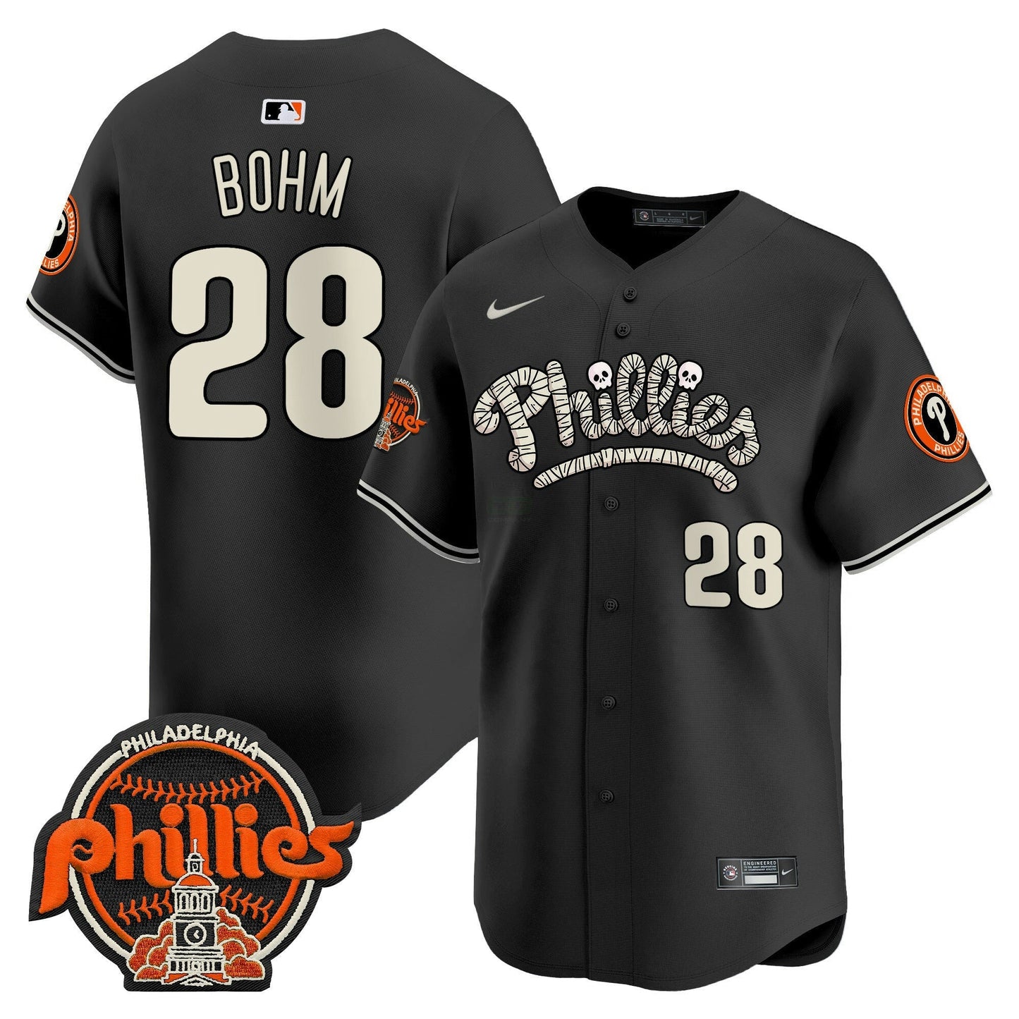 Camisa MLB Philadelphia Phillies Men’s Halloween Vapor Premier Limited Jersey